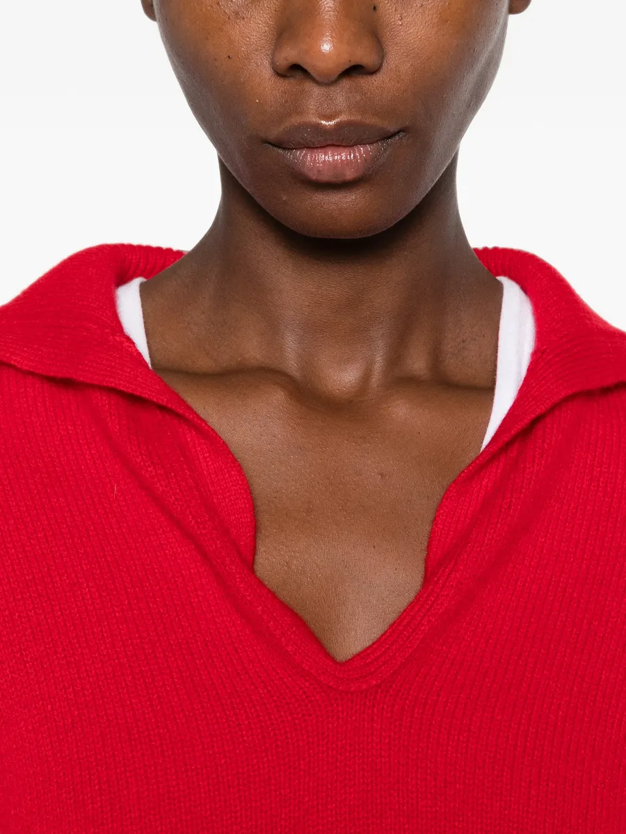 spread-collar sweater 5