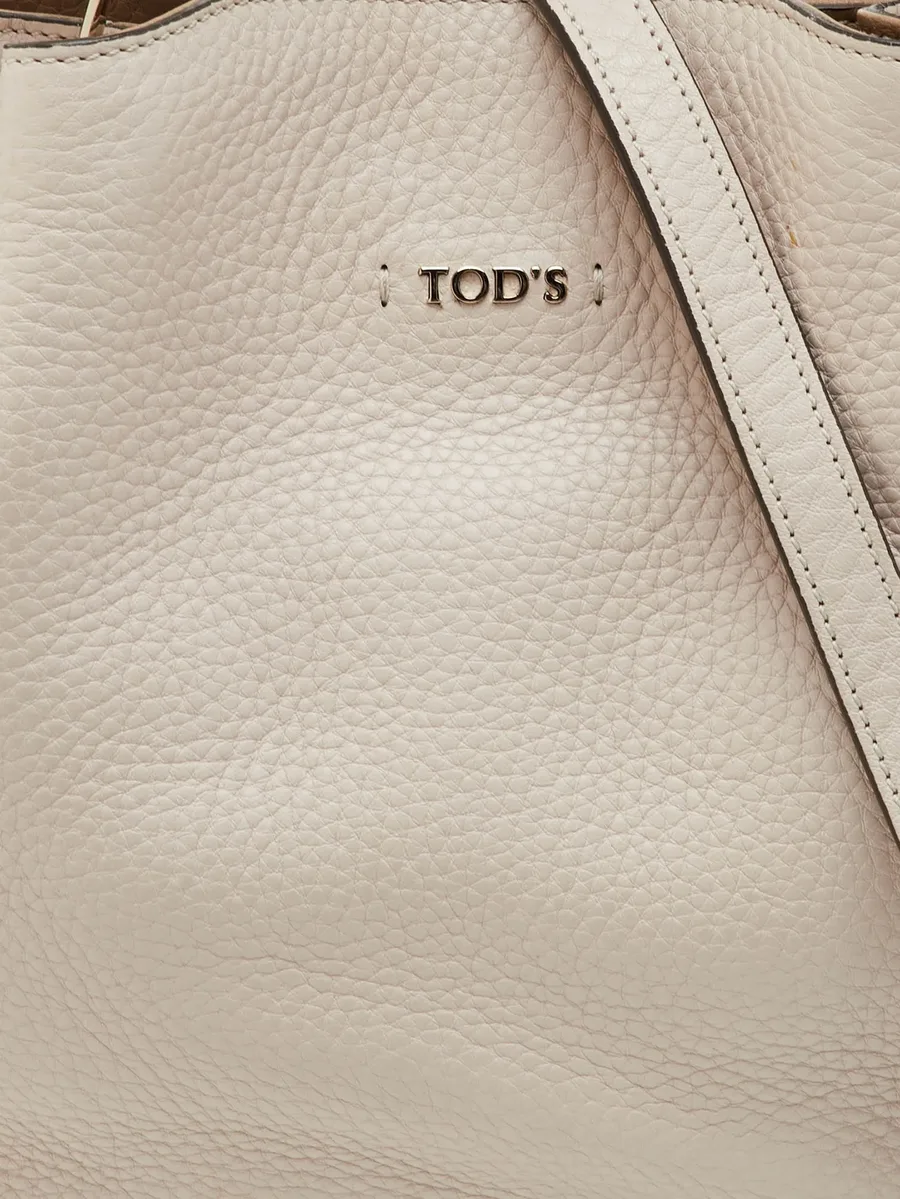 Flower leather tote bag 4