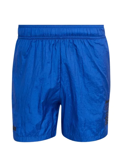 logo-print shorts