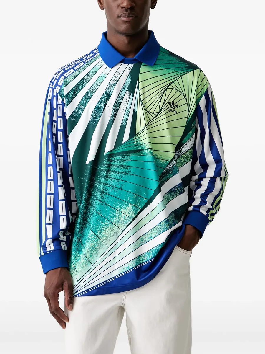 graphic-print long-sleeve T-shirt 1