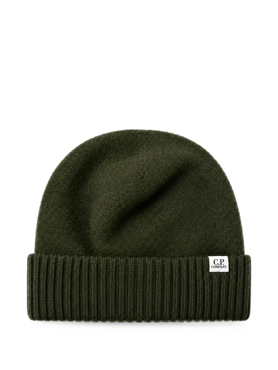 ribbed-knit beanie hat 1