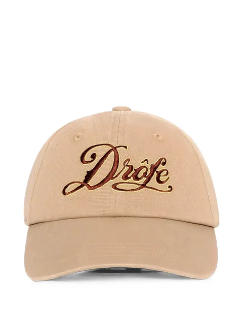 logo-embroidered baseball cap