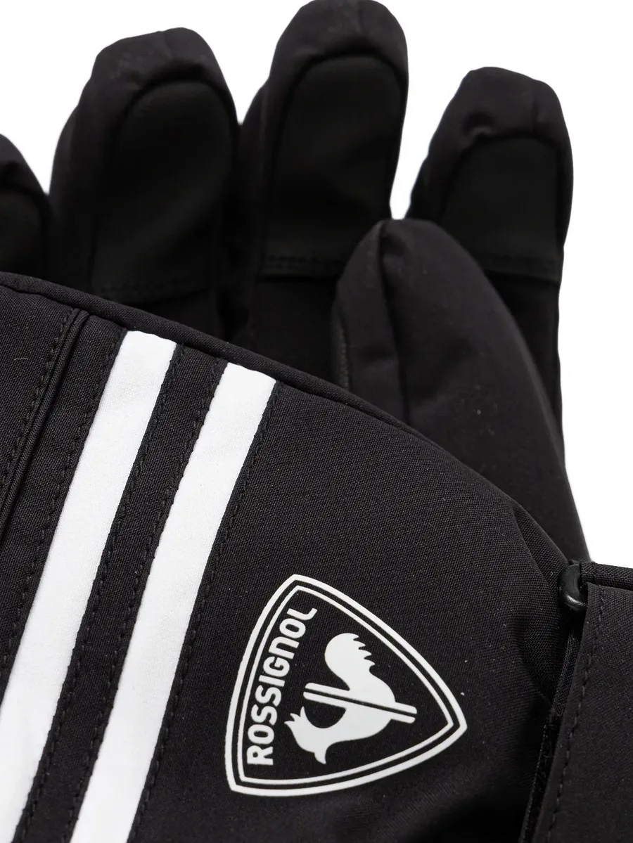 logo-patch stripe-detail ski gloves 2