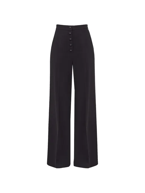 high-waist wide-leg pants