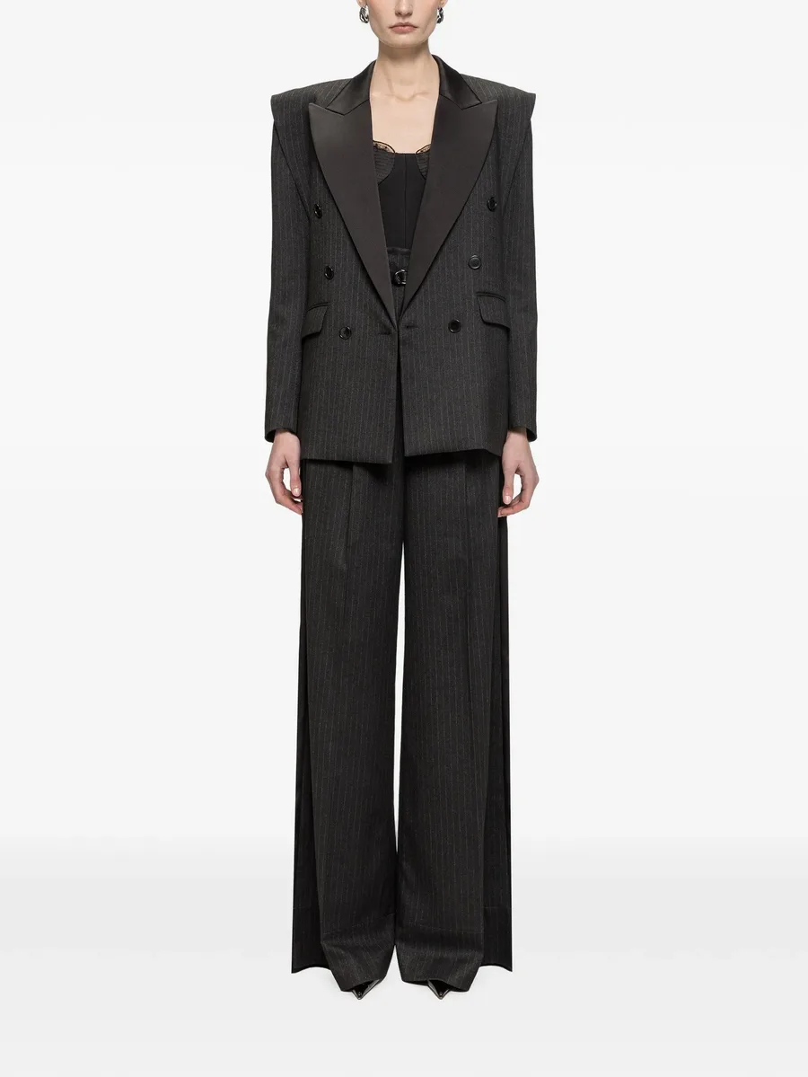 pinstripe wide-leg pants 2