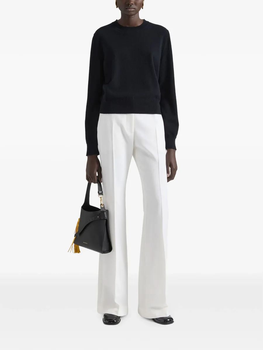 boot-cut tailored trousers 2