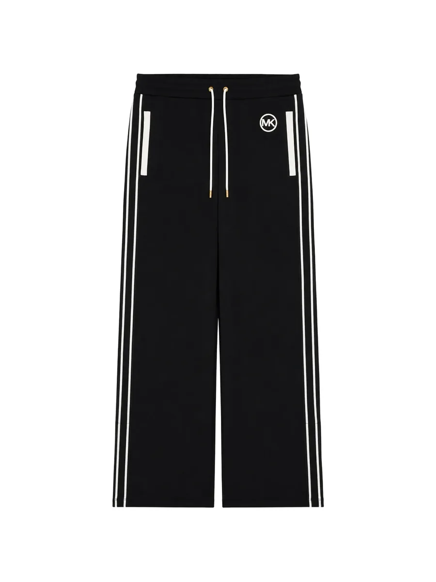 logo-patch side-stripe track pants 1