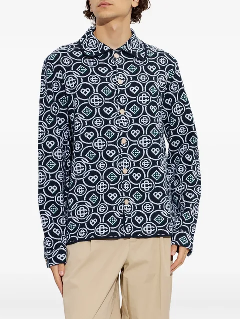 monogram cardigan