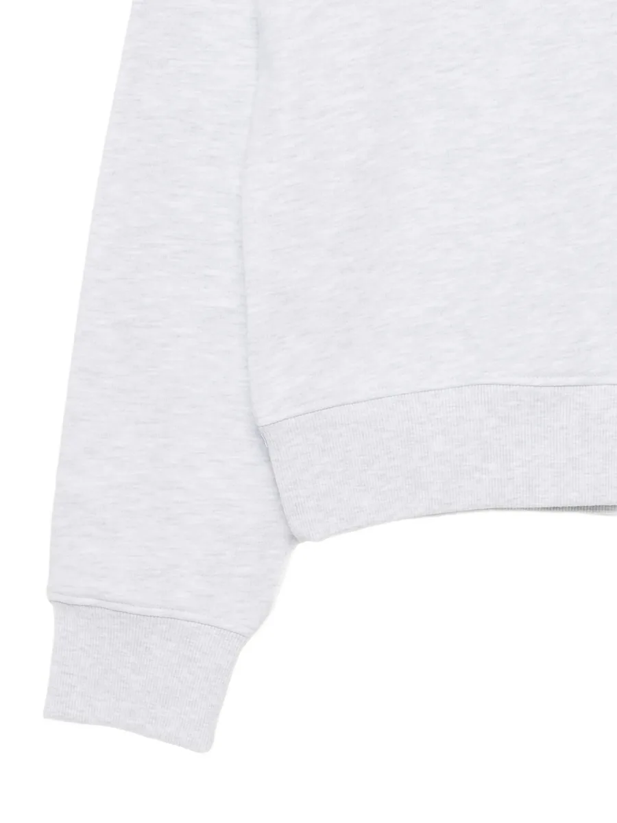 button-up high-neck sweatshirt 3