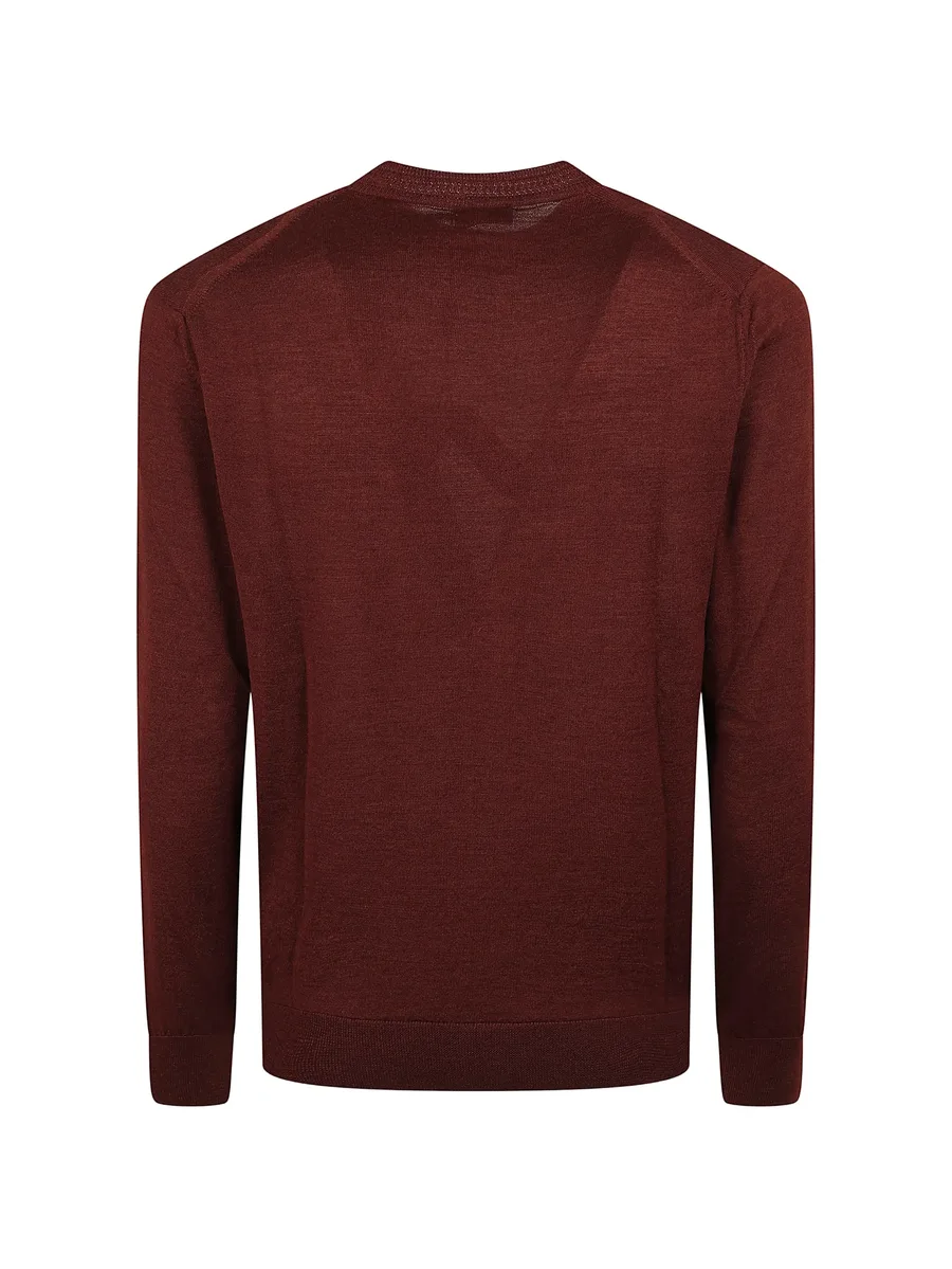 wool and silk sweater with Pegaso embroidery 2