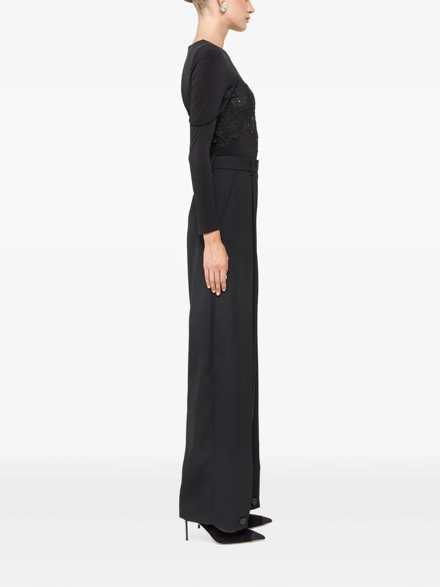 tencel and wool lace corset top 4