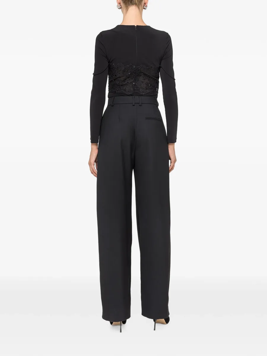 tencel and wool lace corset top 5
