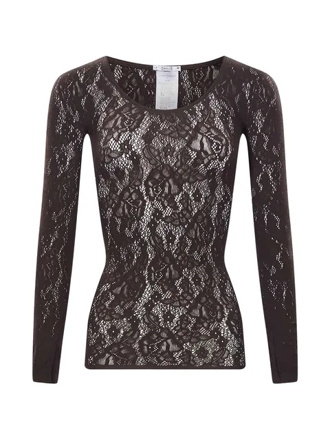 lace long-sleeve top