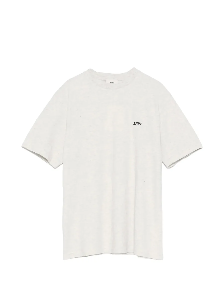 logo-embroidered T-shirt 1