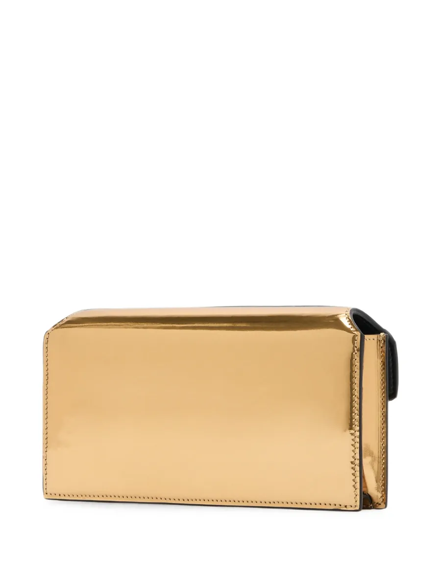 mini Antigona metallic leather shoulder bag 2