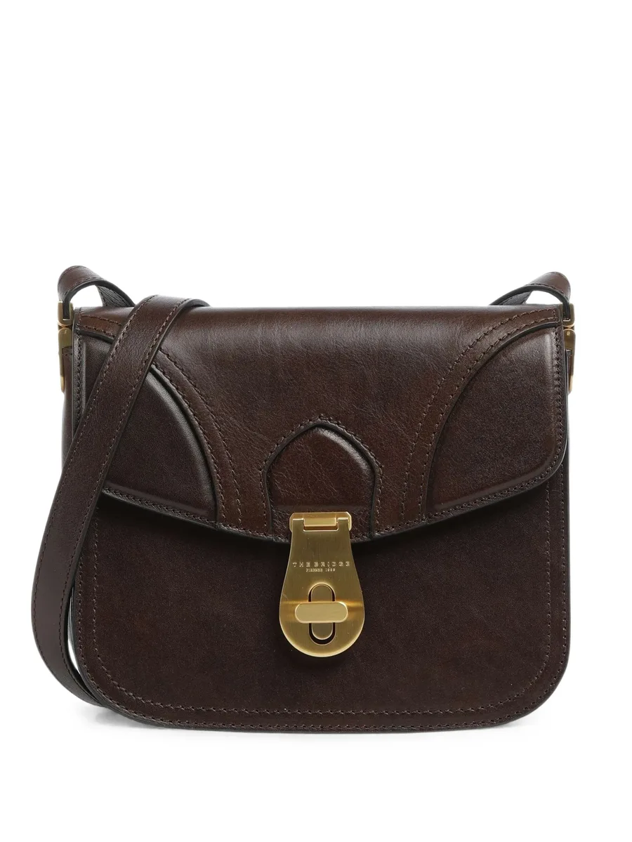 leather twist-lock shoulder bag 1