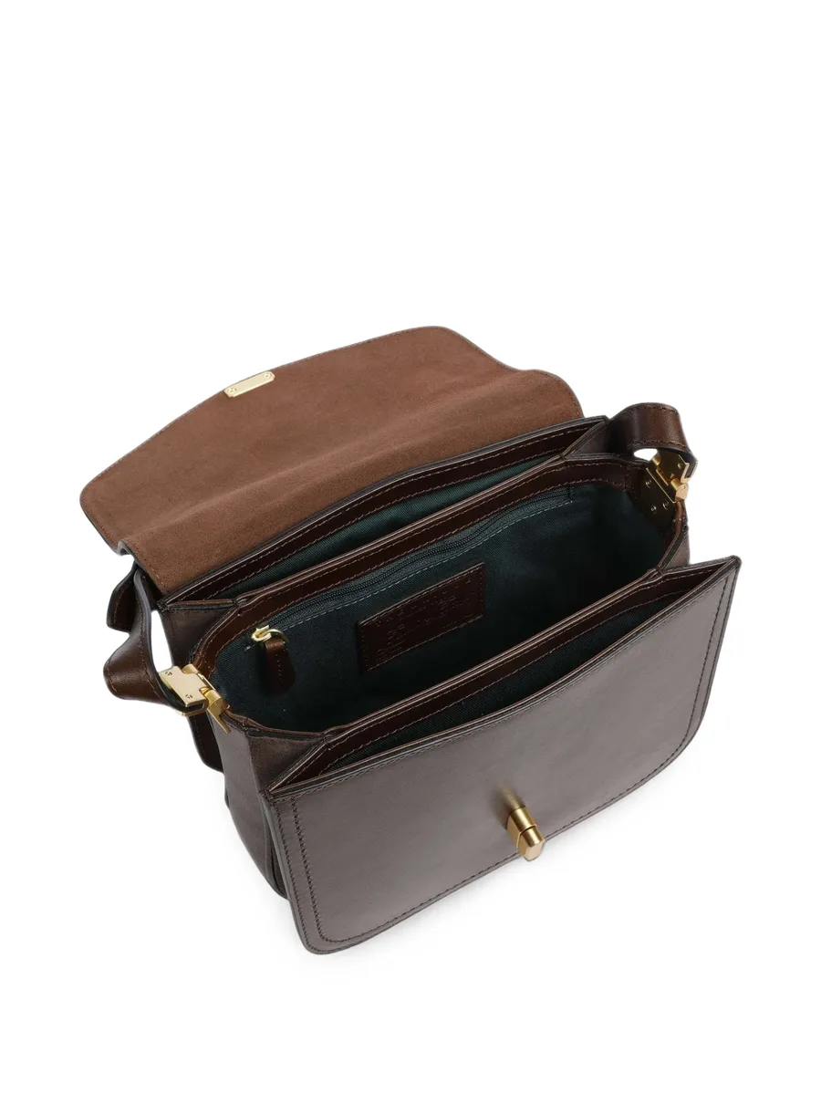 leather twist-lock shoulder bag 3