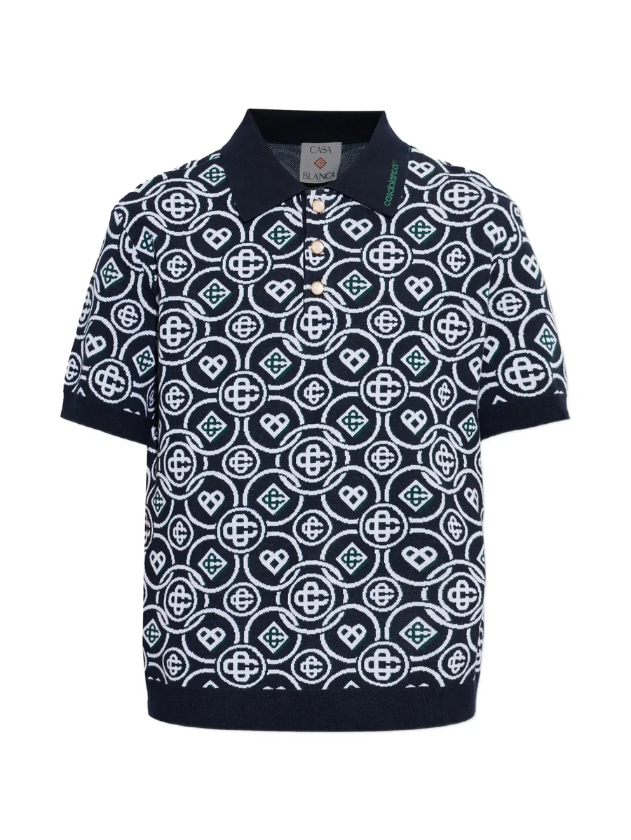 monogram polo shirt 1