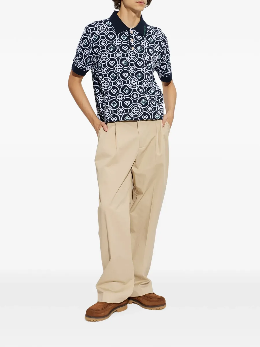 monogram polo shirt 2