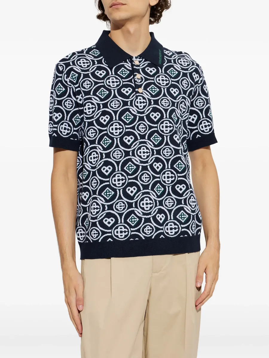 monogram polo shirt 3