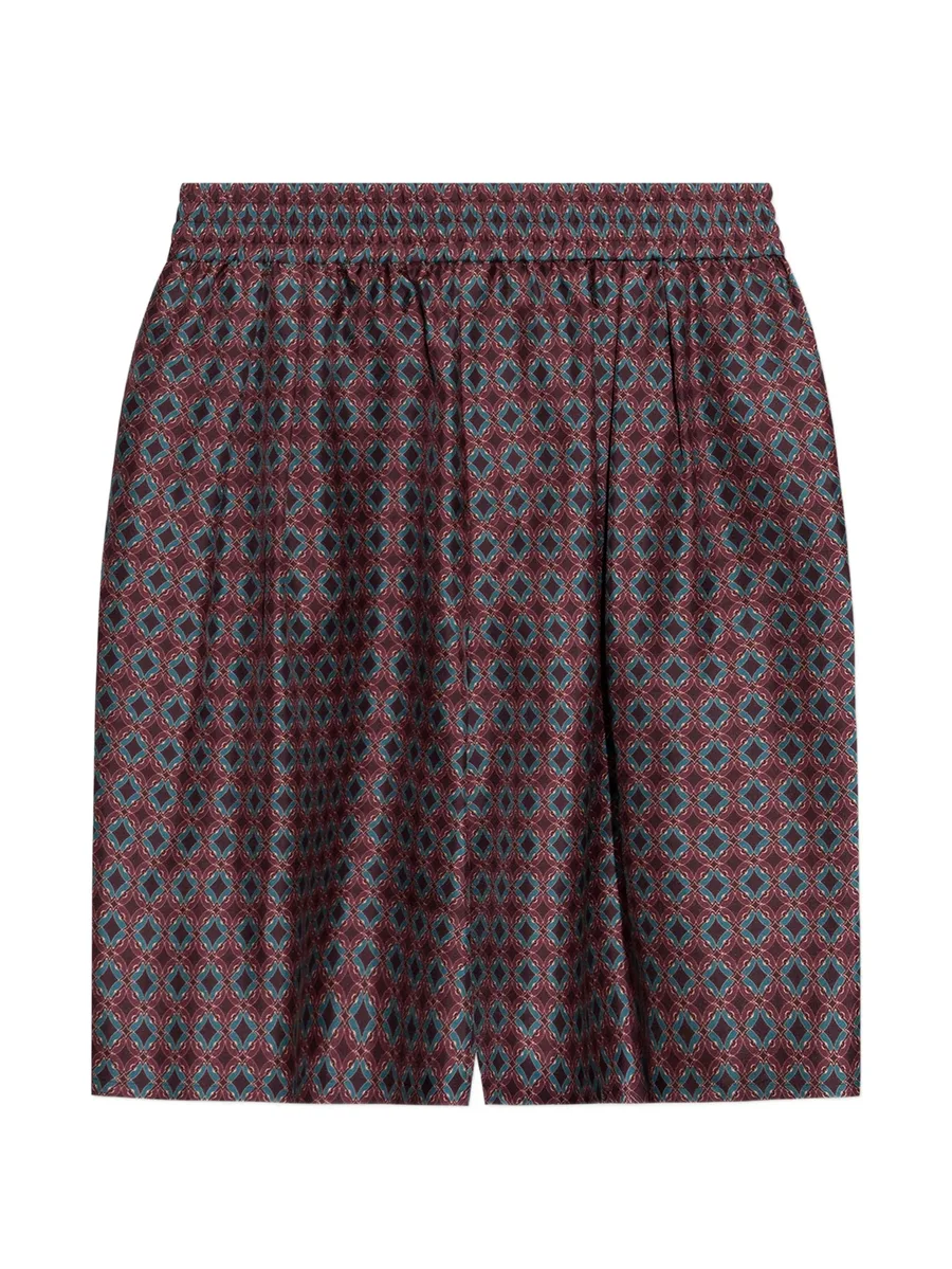 geometric-patternsilk shorts 1