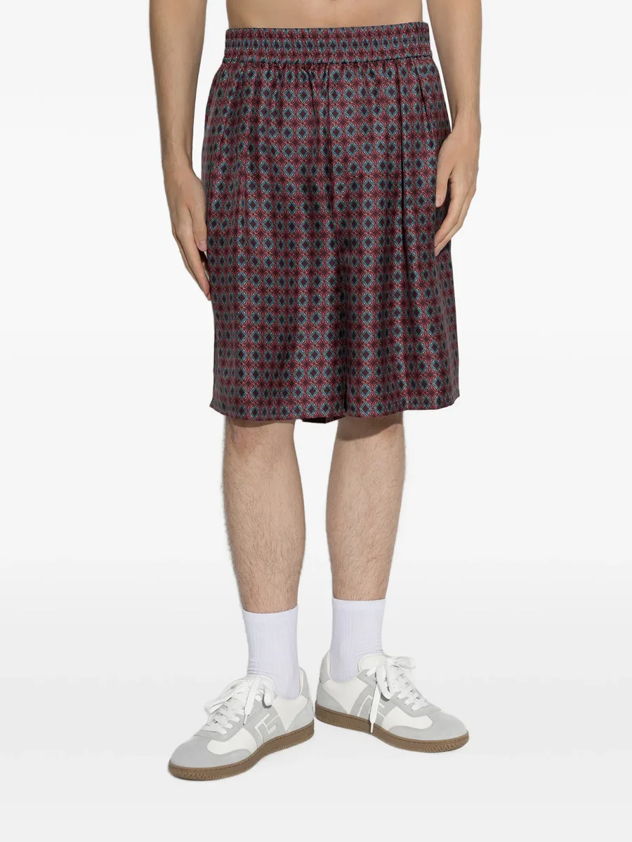 geometric-patternsilk shorts 3