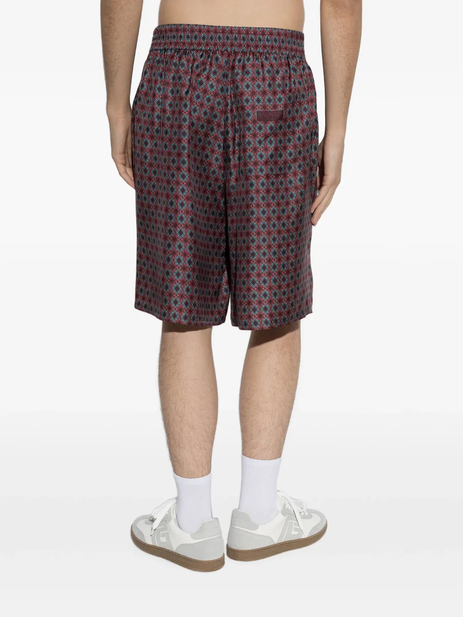geometric-patternsilk shorts 4