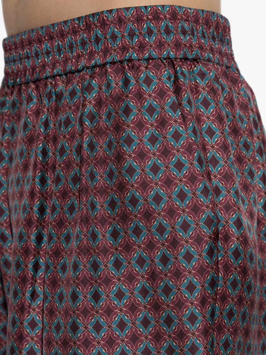 geometric-patternsilk shorts 5