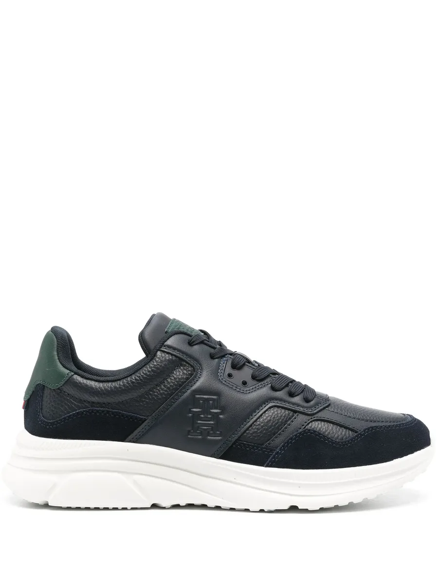 Modern leather chunky sneakers 2