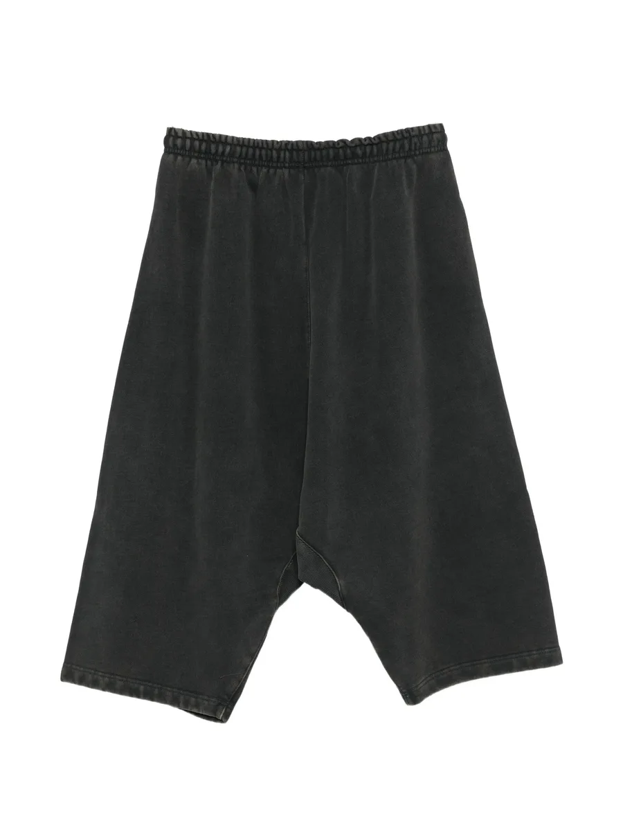 faded drop-crotch shorts 2