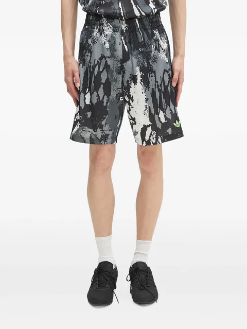 Adituff graphic-print shorts