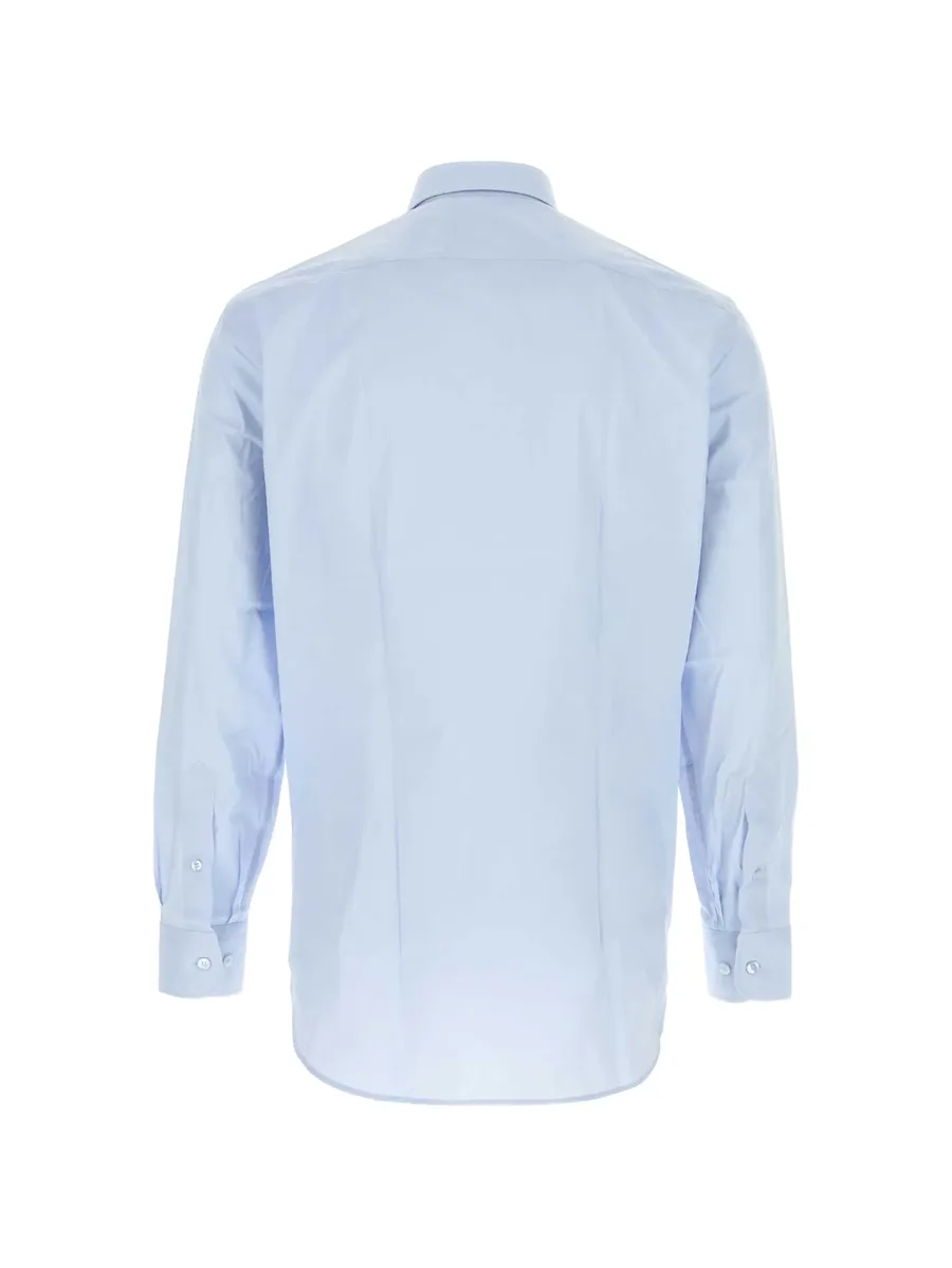 logo-embroidered shirt 2
