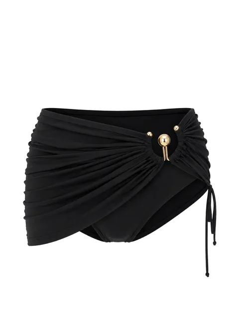 ruched hardware-detail skirt bottoms