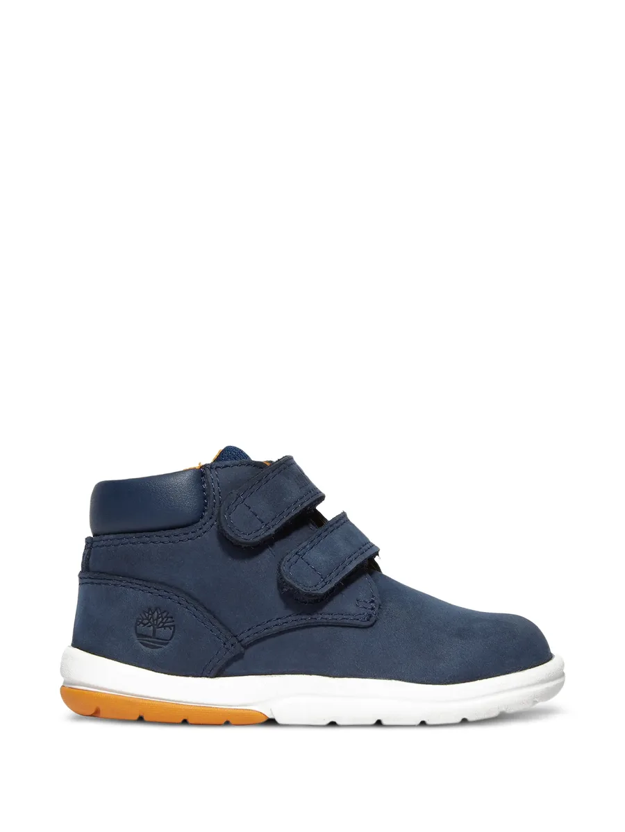 Toddle Tracks touch-strap calf leather sneakers 2
