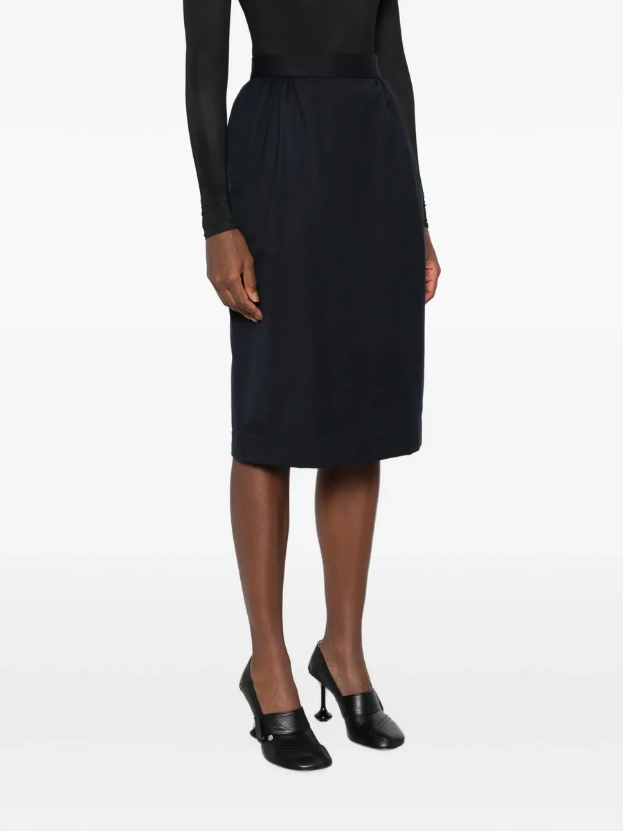 button-fastening midi skirt 3