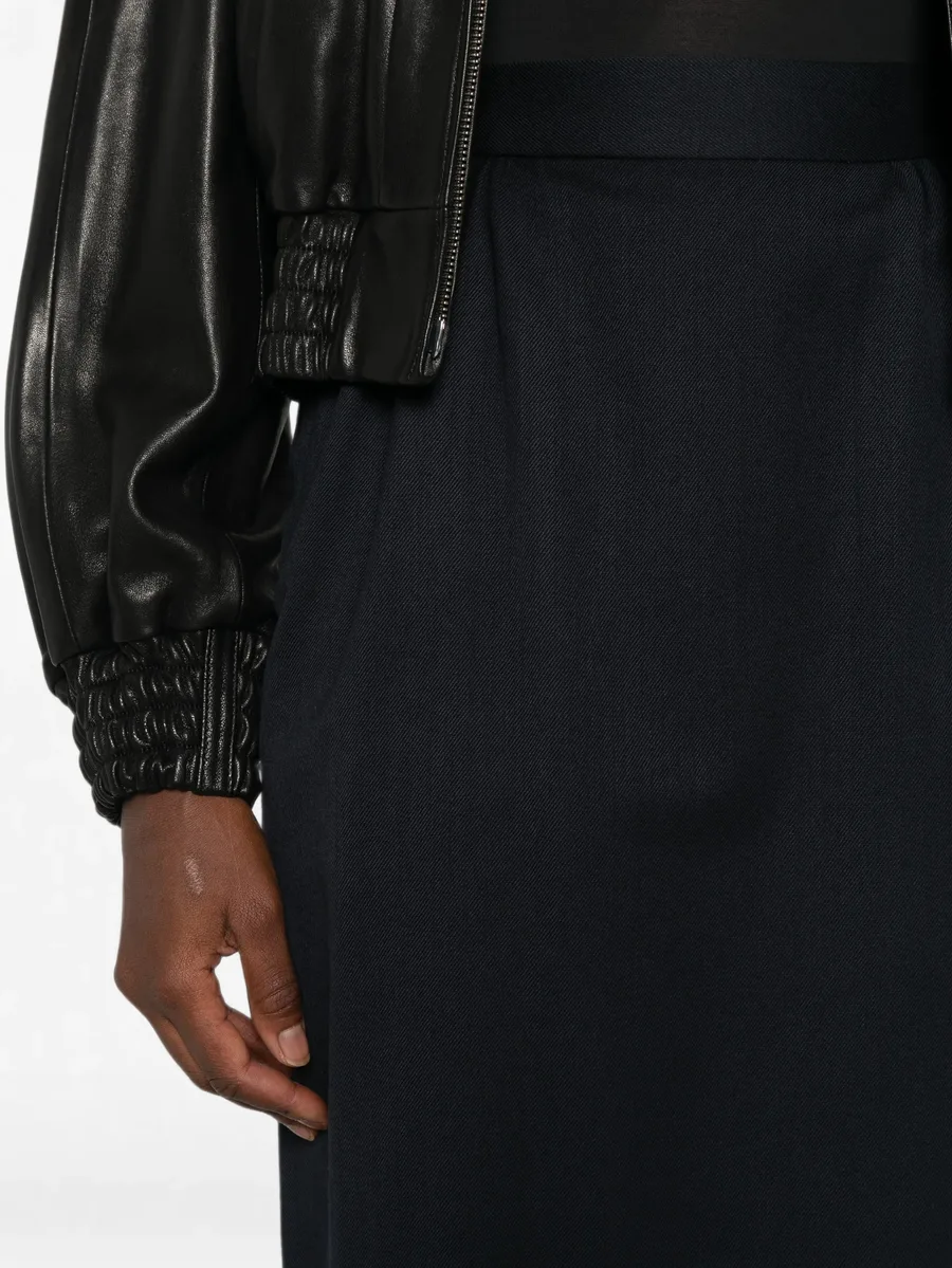 button-fastening midi skirt 5