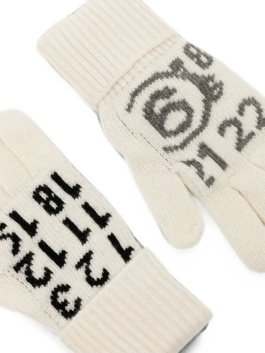 ribbed-knit gloves 3