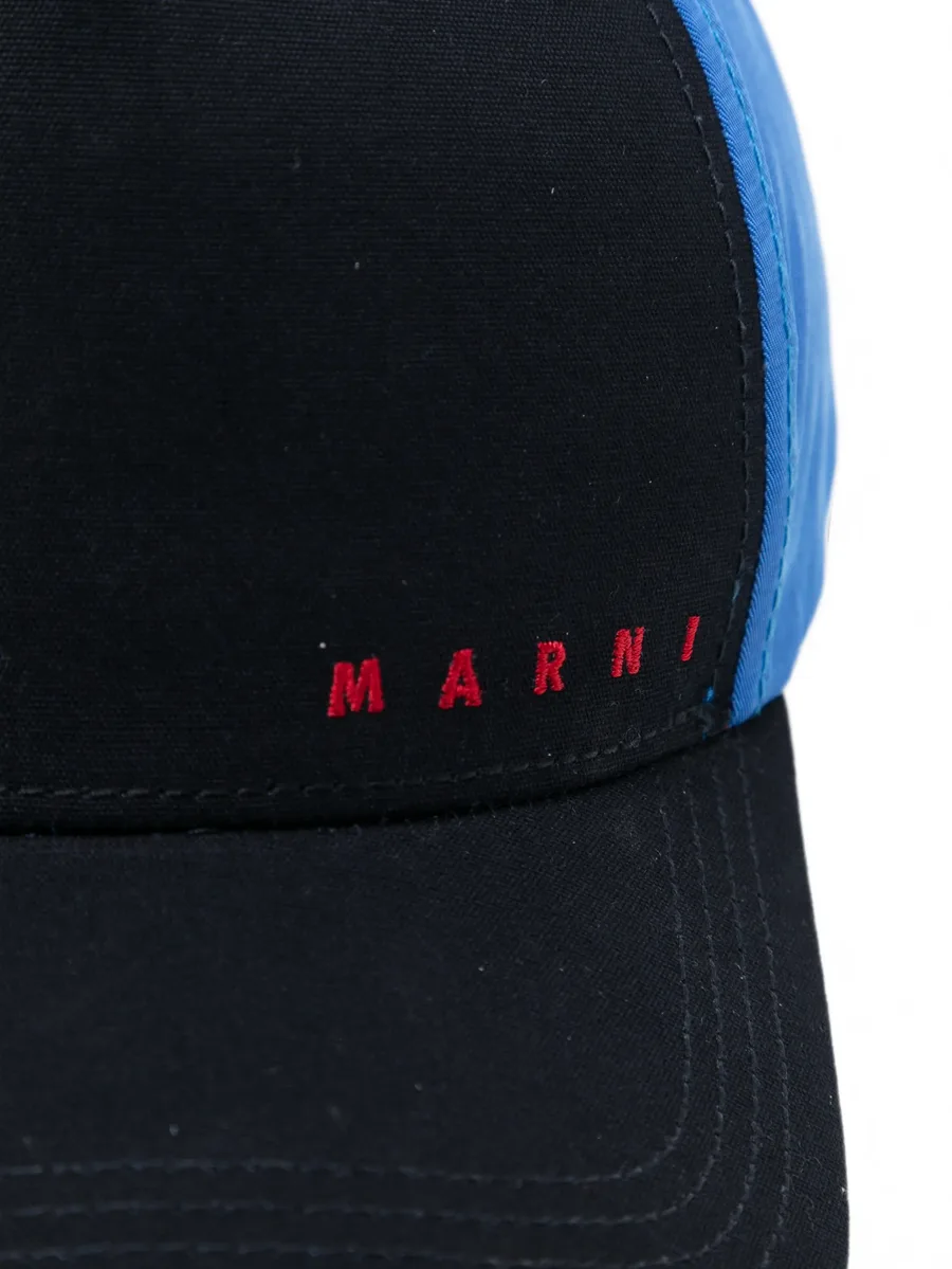 logo-embroidered colour-block baseball cap 3
