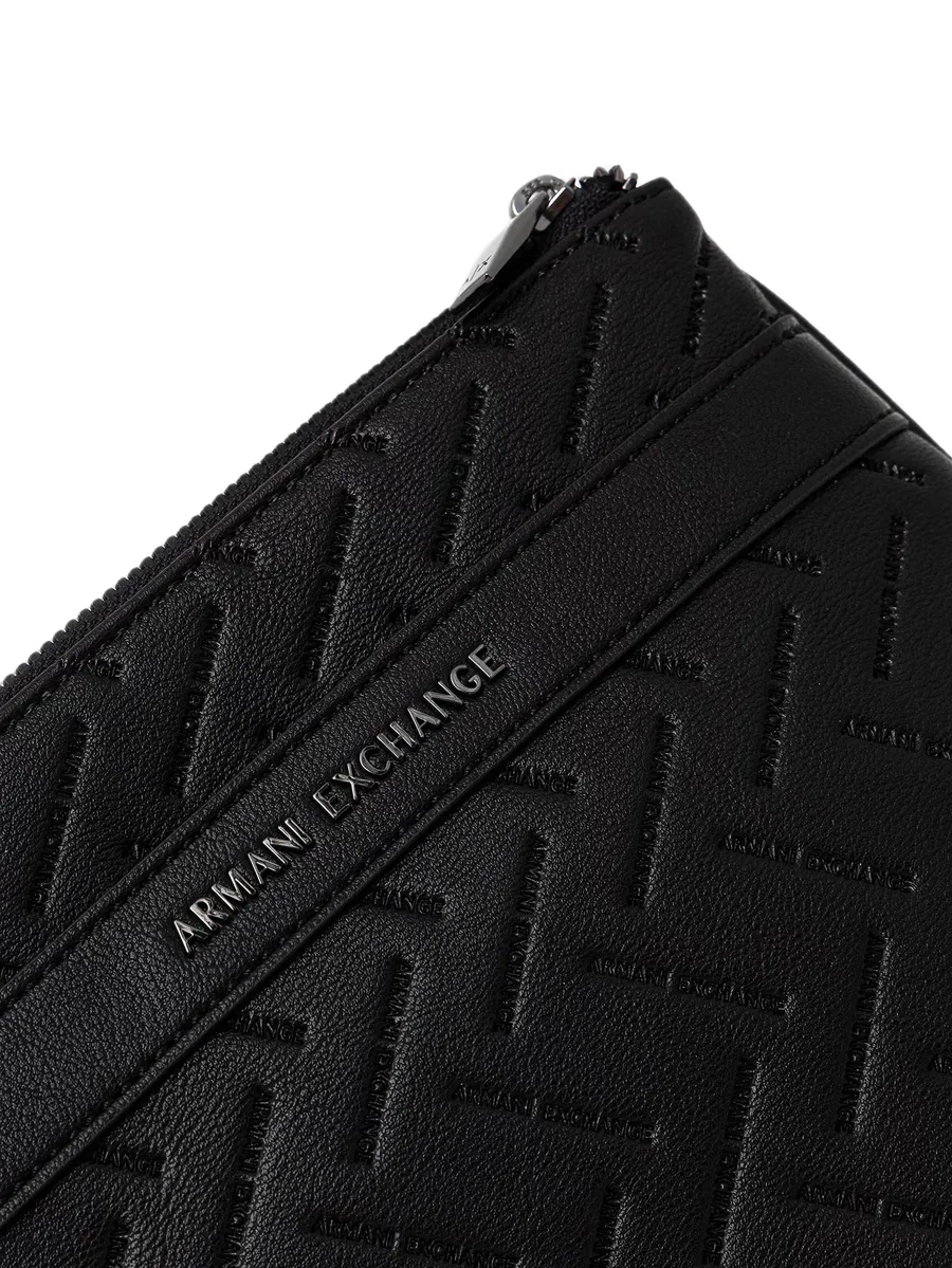 logo-embossed messenger bag 4