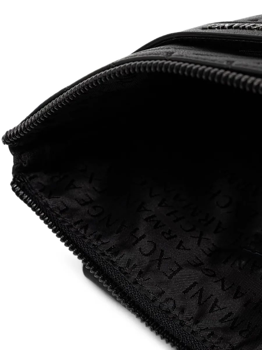 logo-embossed messenger bag 3