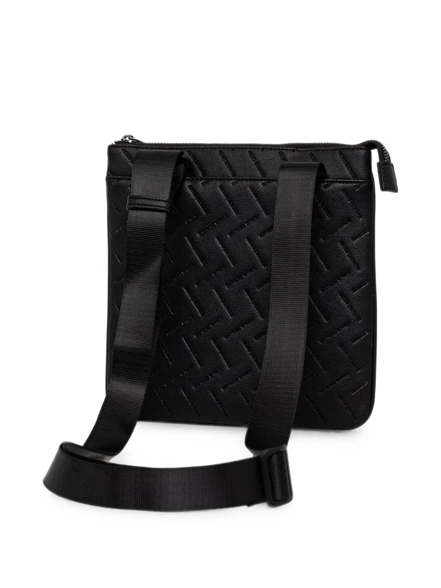 logo-embossed messenger bag 2