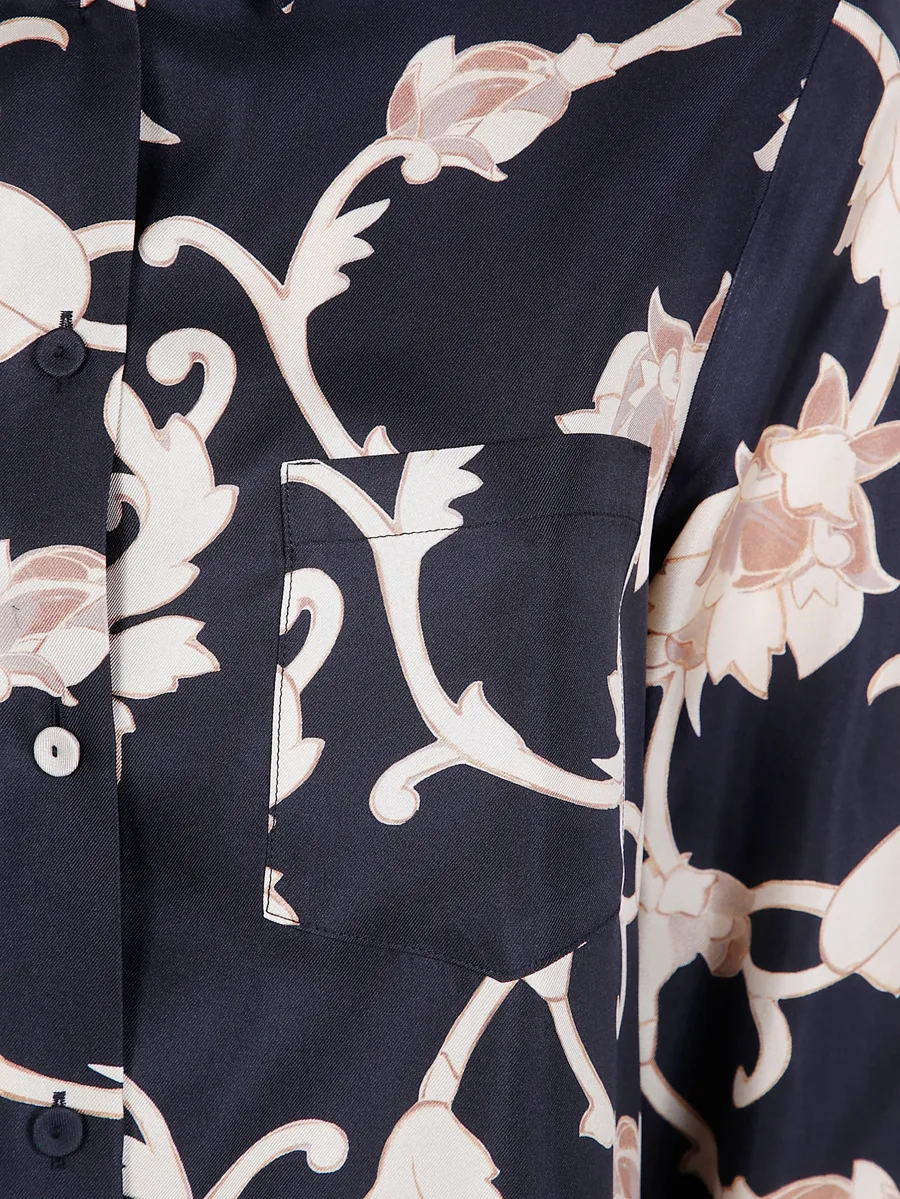 floral-print silk shirt 2
