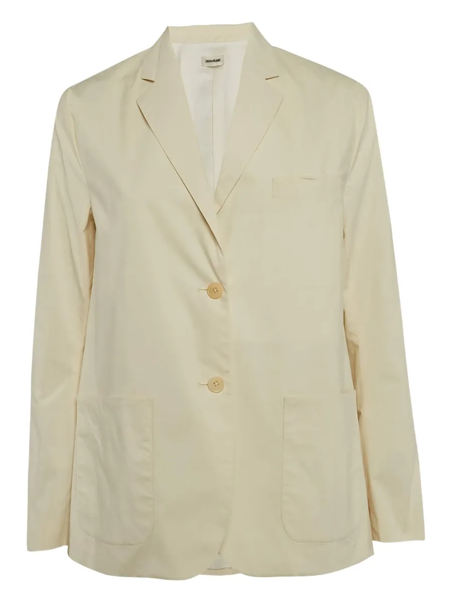 2024 single-breasted patch-pocket blazer 2