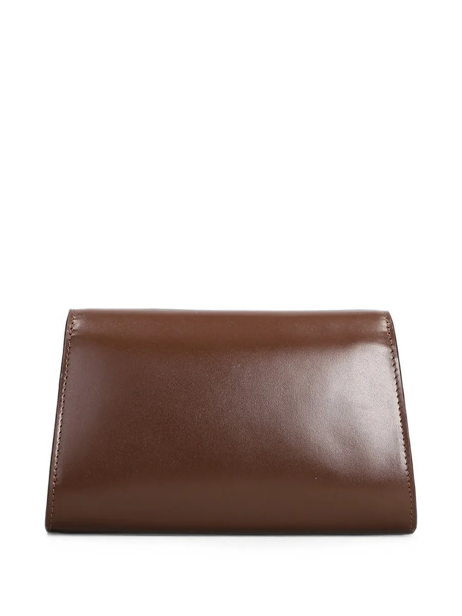 logo-plaque chain-strap leather clutch bag 2