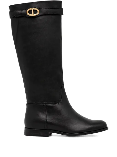 Oval T knee-high boots