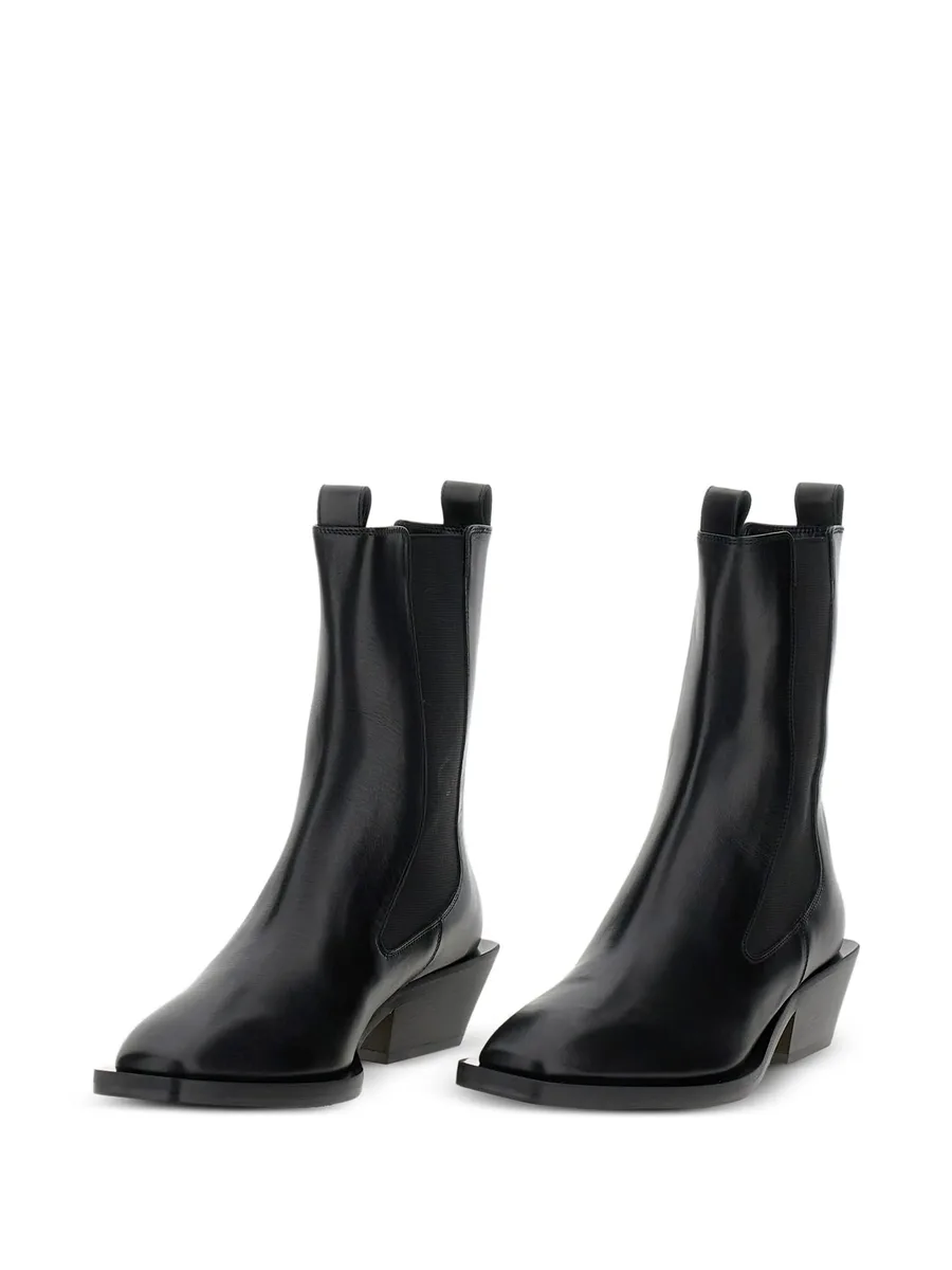 leather pointed-toe boots 4