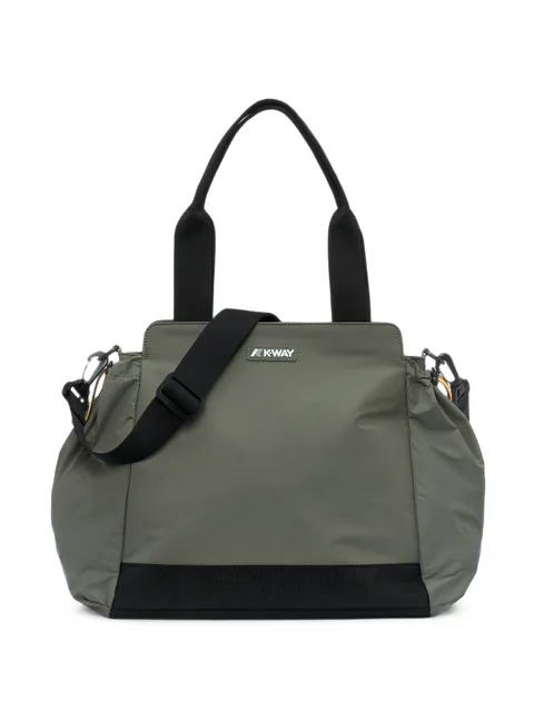Aisy logo-patch tote bag