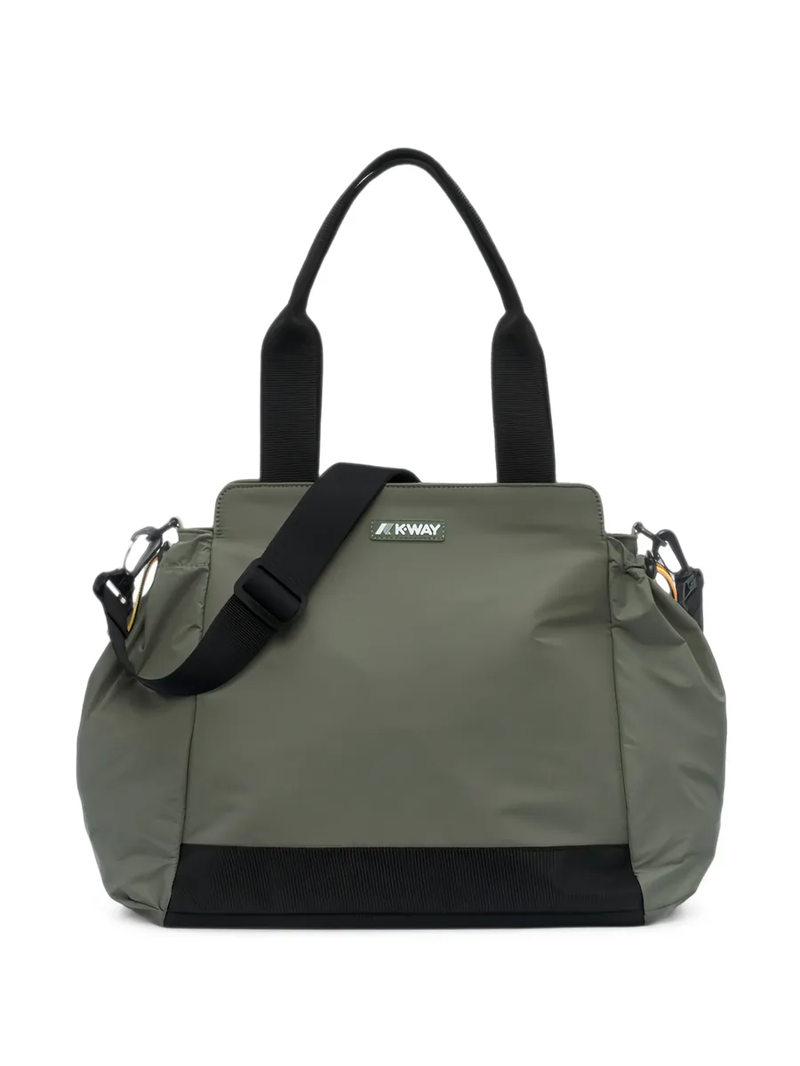 Aisy logo-patch tote bag 1