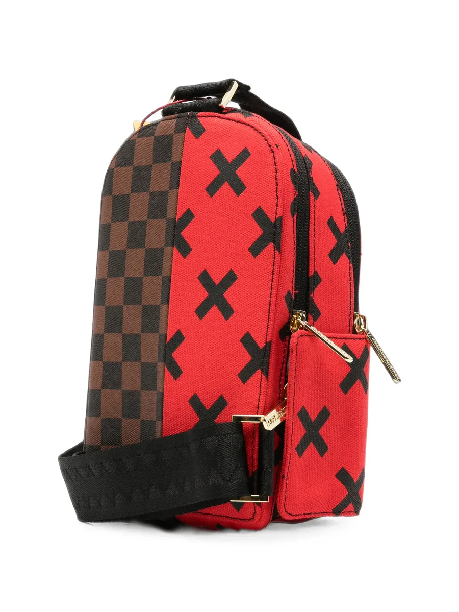 Divide & Conquer check-print backpack 2
