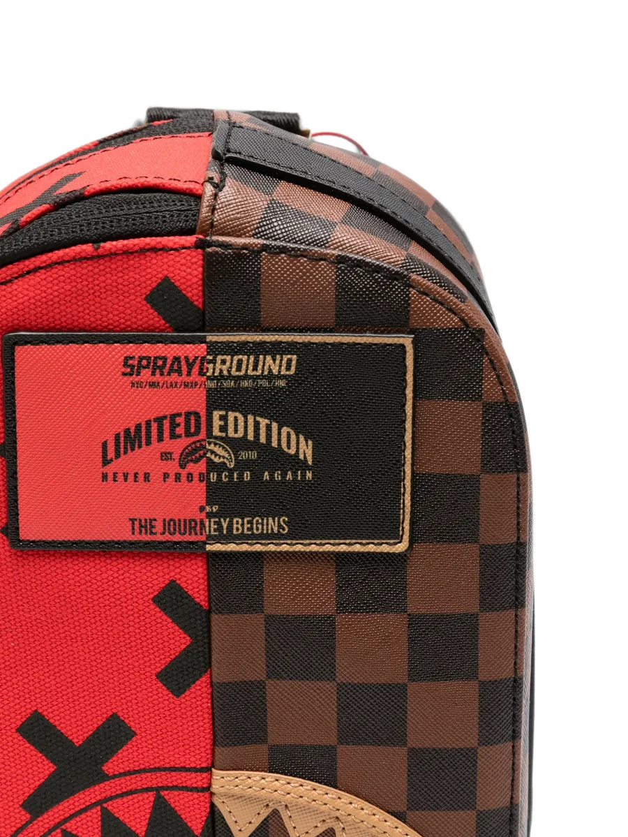 Divide & Conquer check-print backpack 3
